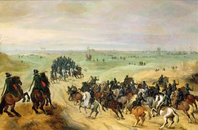 La Confrontazione, 1600 da Sebastian Vrancx